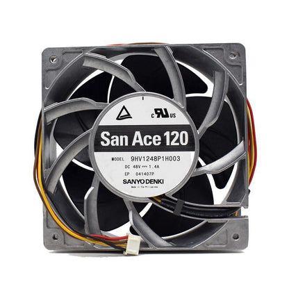 new SANYODENKI 9HV1248P1H003 12038 48V 1.4A High Air Volume Metal Cooling Fan - SANYODENKI