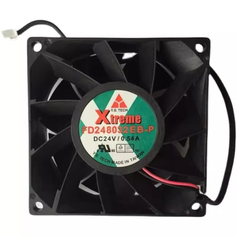 Y.S.TECH FD248032EB-P DC24V 0.54A 80*80*32MM 2 letter ah inverter cooling fan