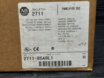 Allen Bradley 2711-B5A8L1 PanelView 550 Touch Keypad - ALLEN BRADLEY