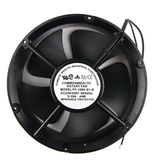 1PC Cooler FP-108K S1-B Cooling Fan 220*60mm AC220/240V 0.30A 44W