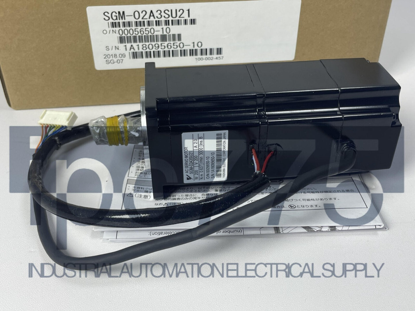 1PCS  Yaskawa servo motor SGM-02A3SU21 PING SGM02A3SU21