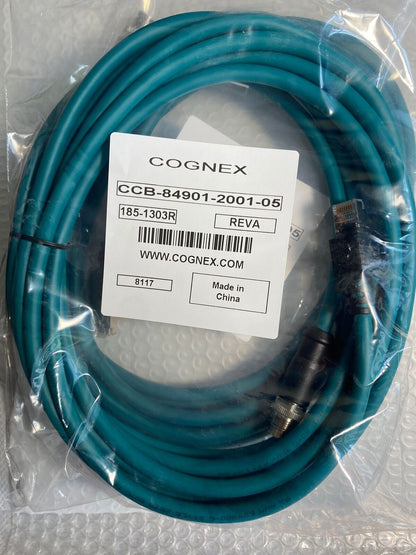new 1pcs CCB-84901-2001-05 Cognex Code Reader Network Cable Power Cord 5M - COGNEX