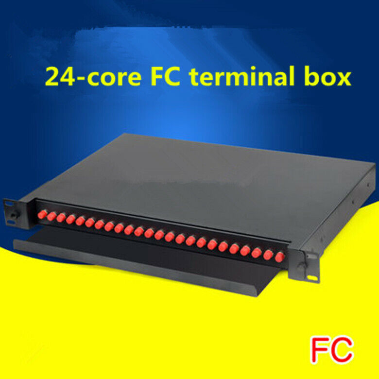 new 24-core FC terminal box fiber distribution frame cabinet drawer wiring full