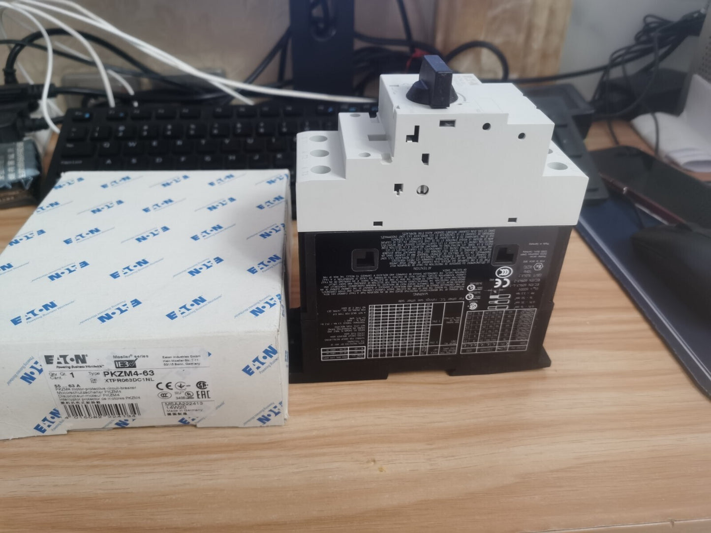 1PCS Eaton Moeller PKZM4-63 XTPR063DC1NL Circuit Breaker 55-63A