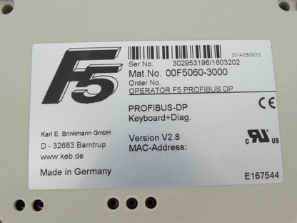 KEB CONTROL_PANEL 00.F5.060.3000 - KEB AUTOMATION