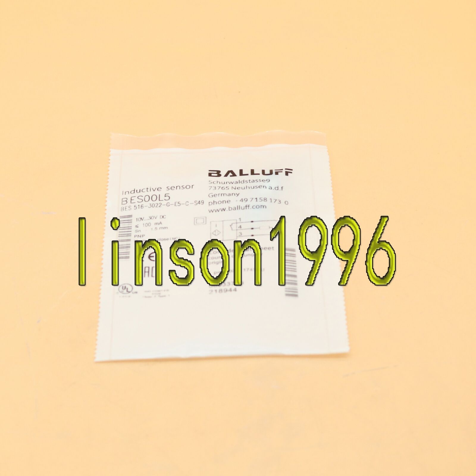 1PC BALLUFF BES 516-3022-G-E5-C-S49 Proximity Sensor, Spot Stock - BALLUFF