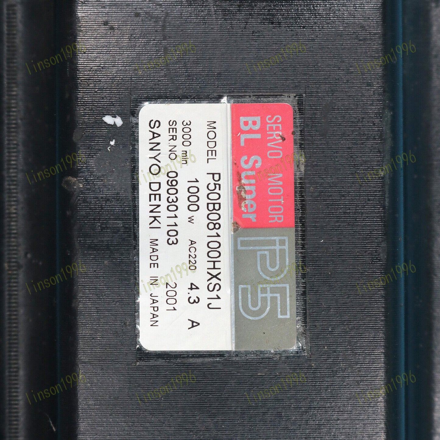 Used 1pc P50B08100HXS1J AC Servo Motor for Sanyo DENKI - SANYO DENKI