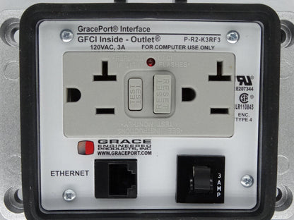 GRACE ENGINEERED PRODUCTS P-R2-K3RF3 RECEPTACLE - GRACE ENGINEERED PRODUCTS