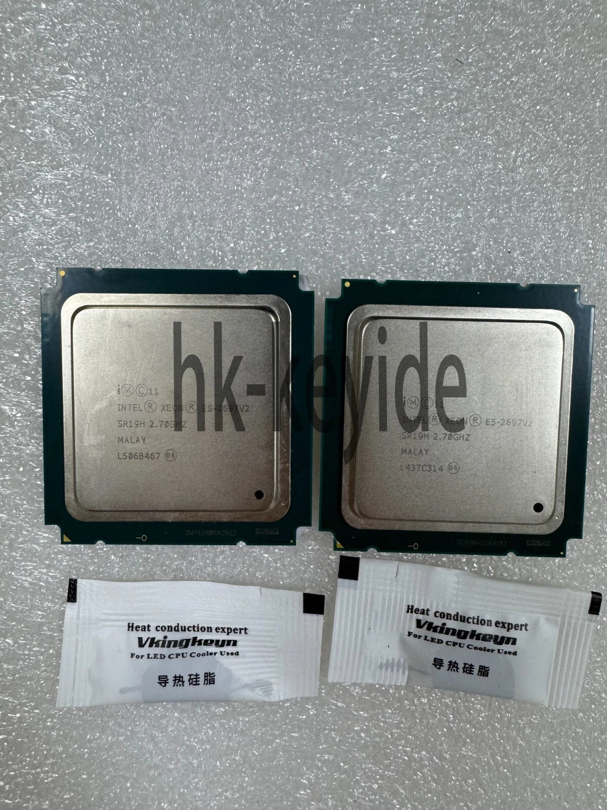 Matched Pair Intel Xeon E5-2697 V2 SR19H 2.7GHz 12 Core LGA2011 130W CPU~