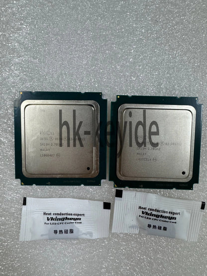Matched Pair Intel Xeon E5-2697 V2 SR19H 2.7GHz 12 Core LGA2011 130W CPU~
