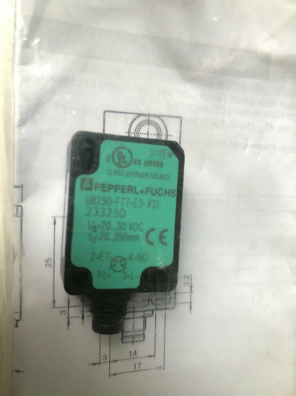 1PC Pepperl+Fuchs Photoelectric Switch UB250-F77-F-V31 - PEPPERL+FUCHS
