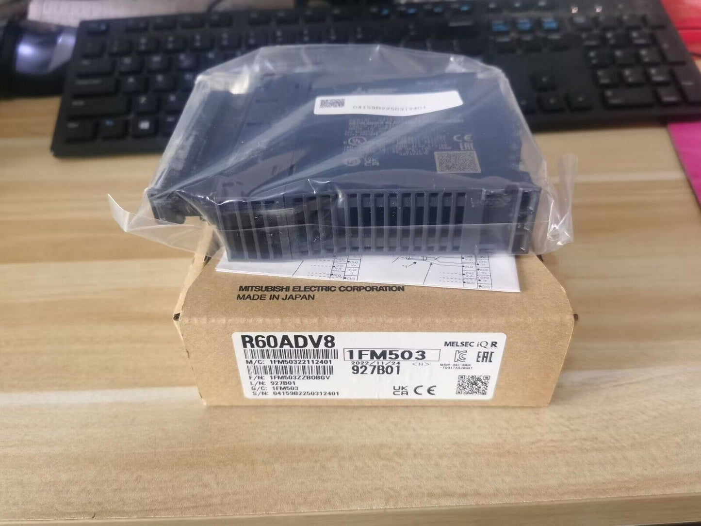 1PC Mitsubishi R60ADV8 Programmable Controller Free Ship