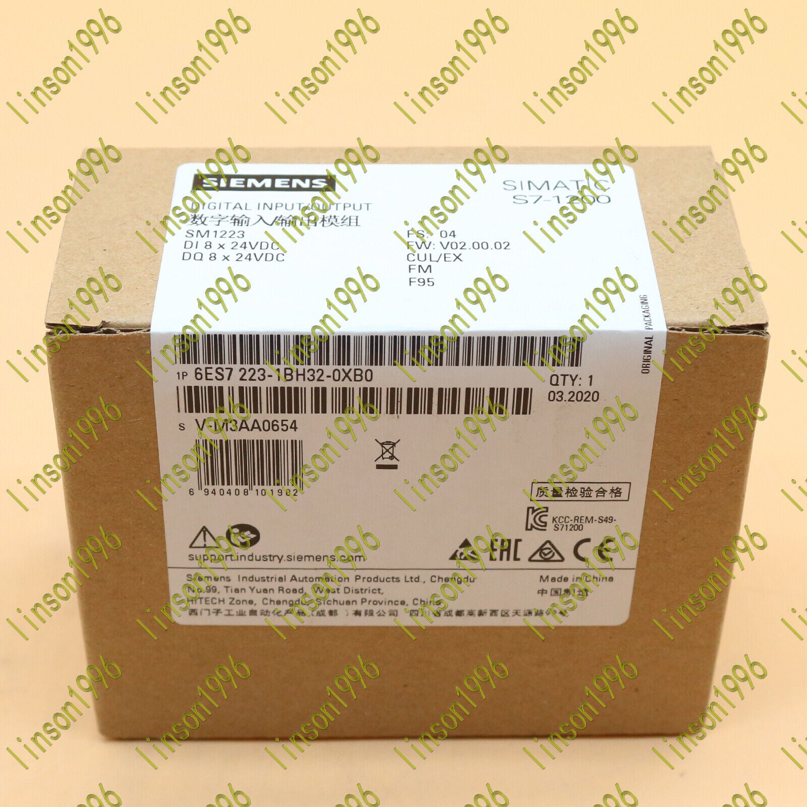 new  In Box Siemens PLC 6ES72231BH320XB0 6ES7223-1BH32-0XB0 Fast Delivery