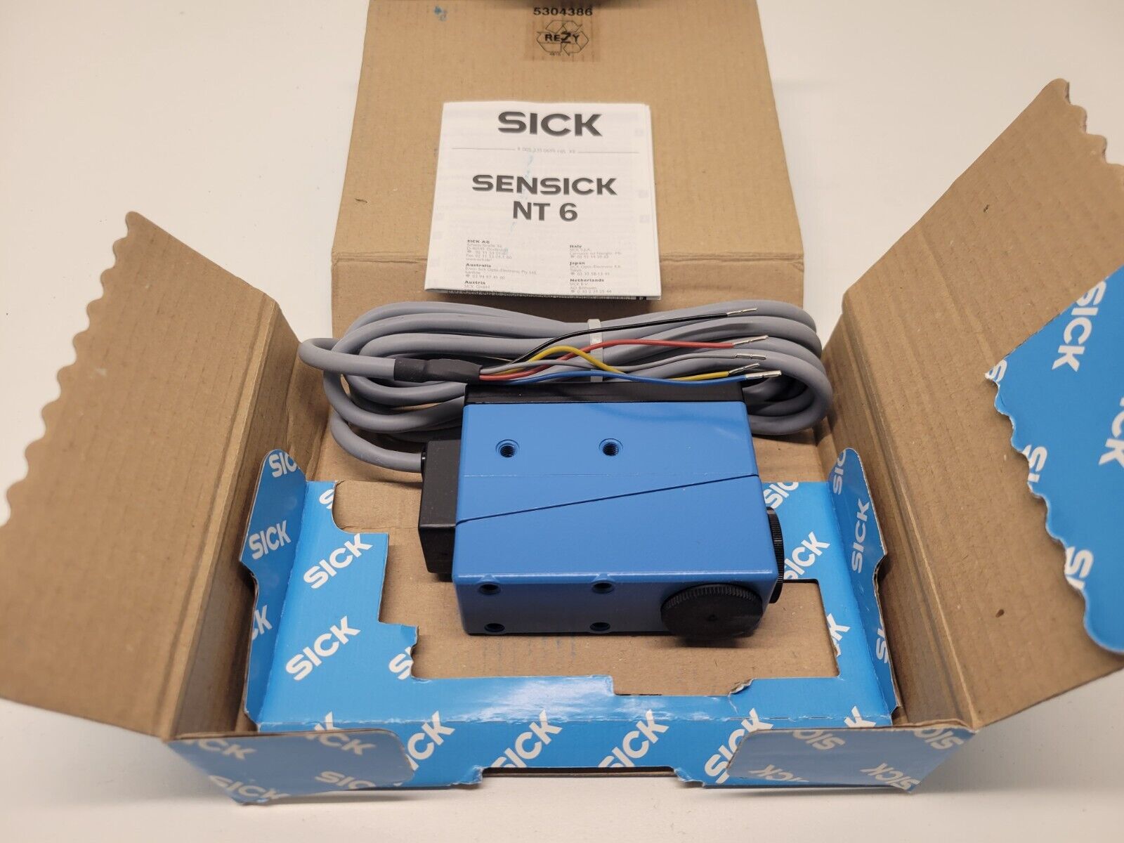 new OLD STOCK! SICK CONTRAST SENSOR NT6-03022 - SICK