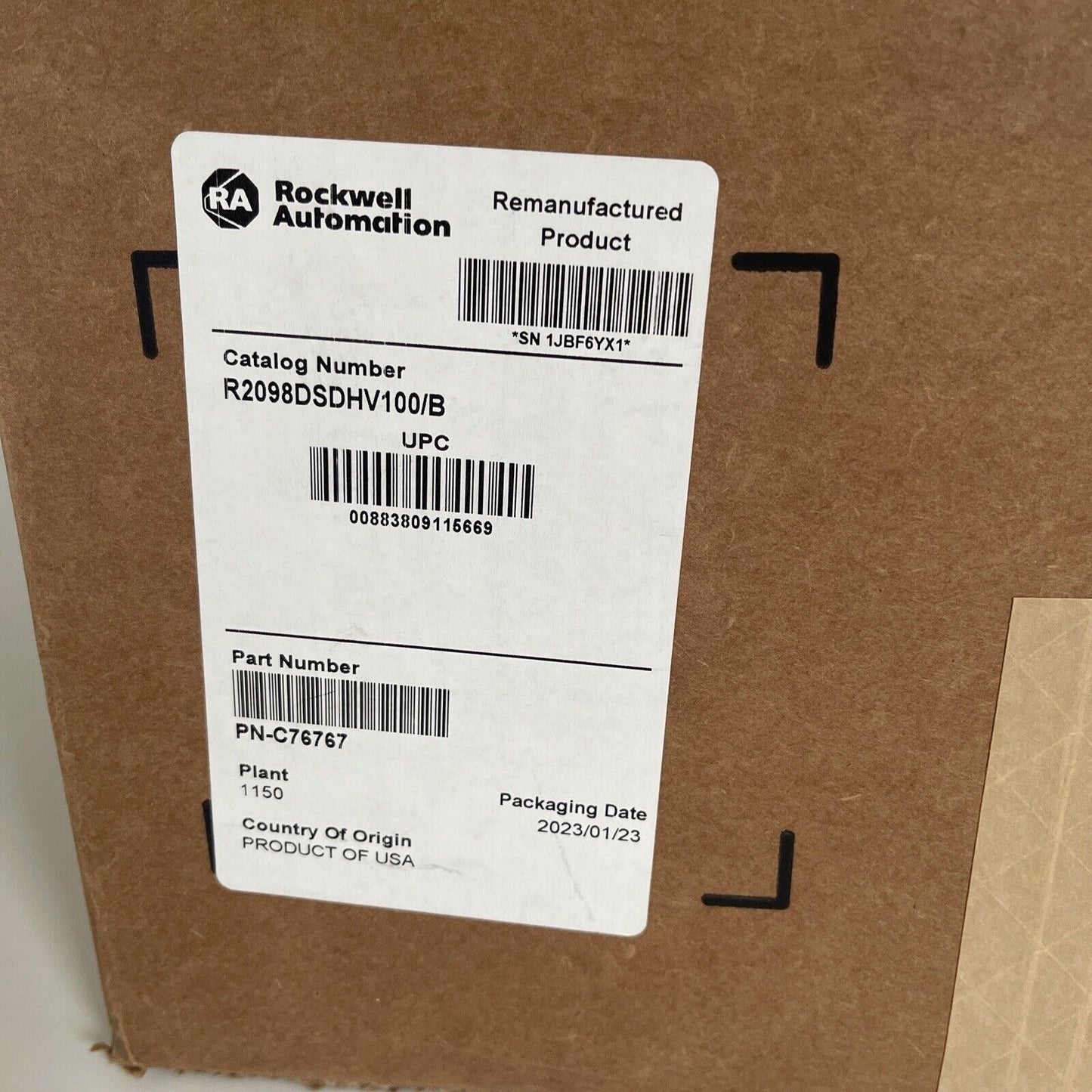 Allen Bradley 2098-DSD-HV100 Servo Drive Ultra 3000 Ser B - ALLEN BRADLEY