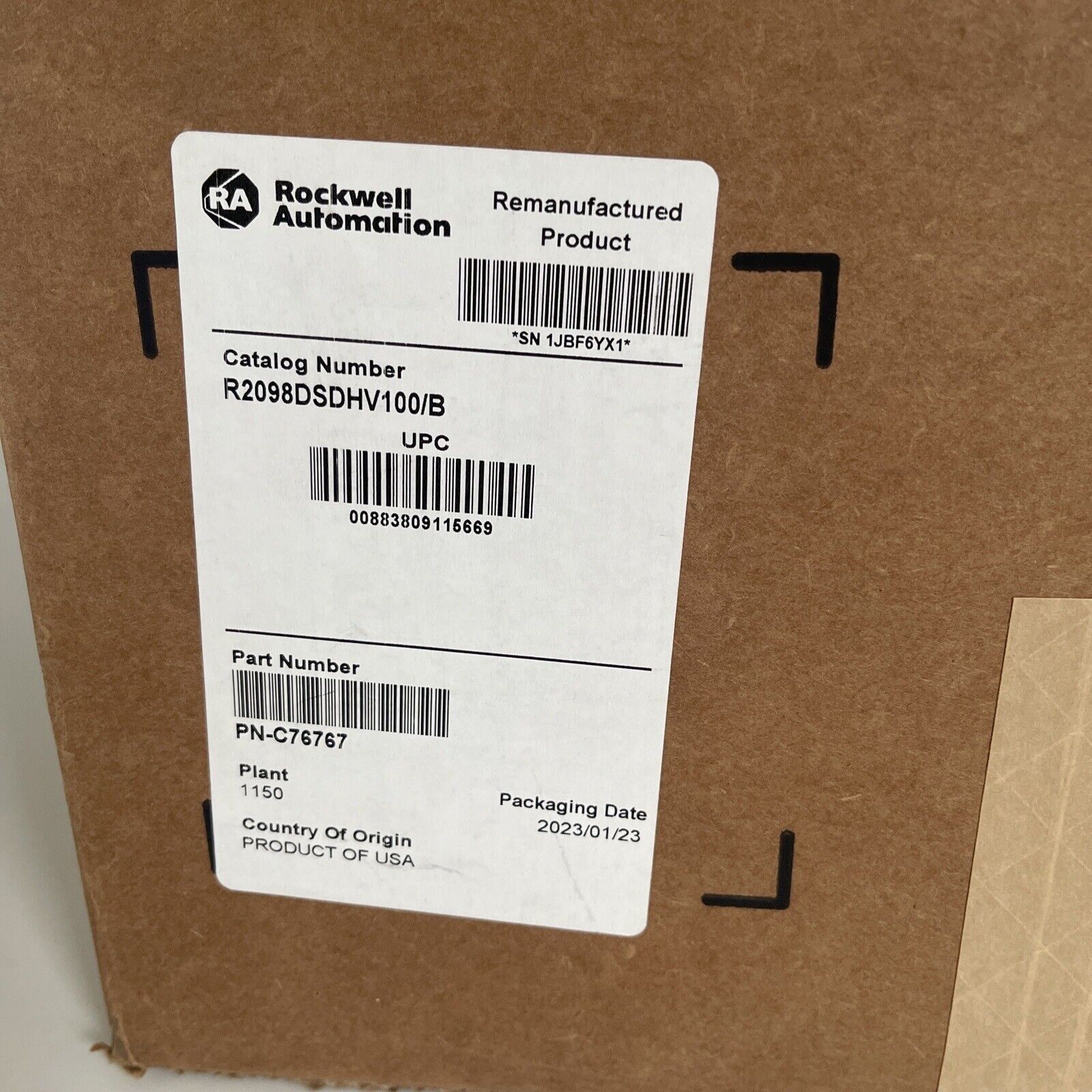 Allen Bradley 2098-DSD-HV100 Servo Drive Ultra 3000 Ser B - ALLEN BRADLEY