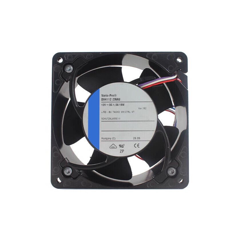 12V 18W waterproof fan DV4112/2NAU 120x120x38mm IP68 - ELECTECH