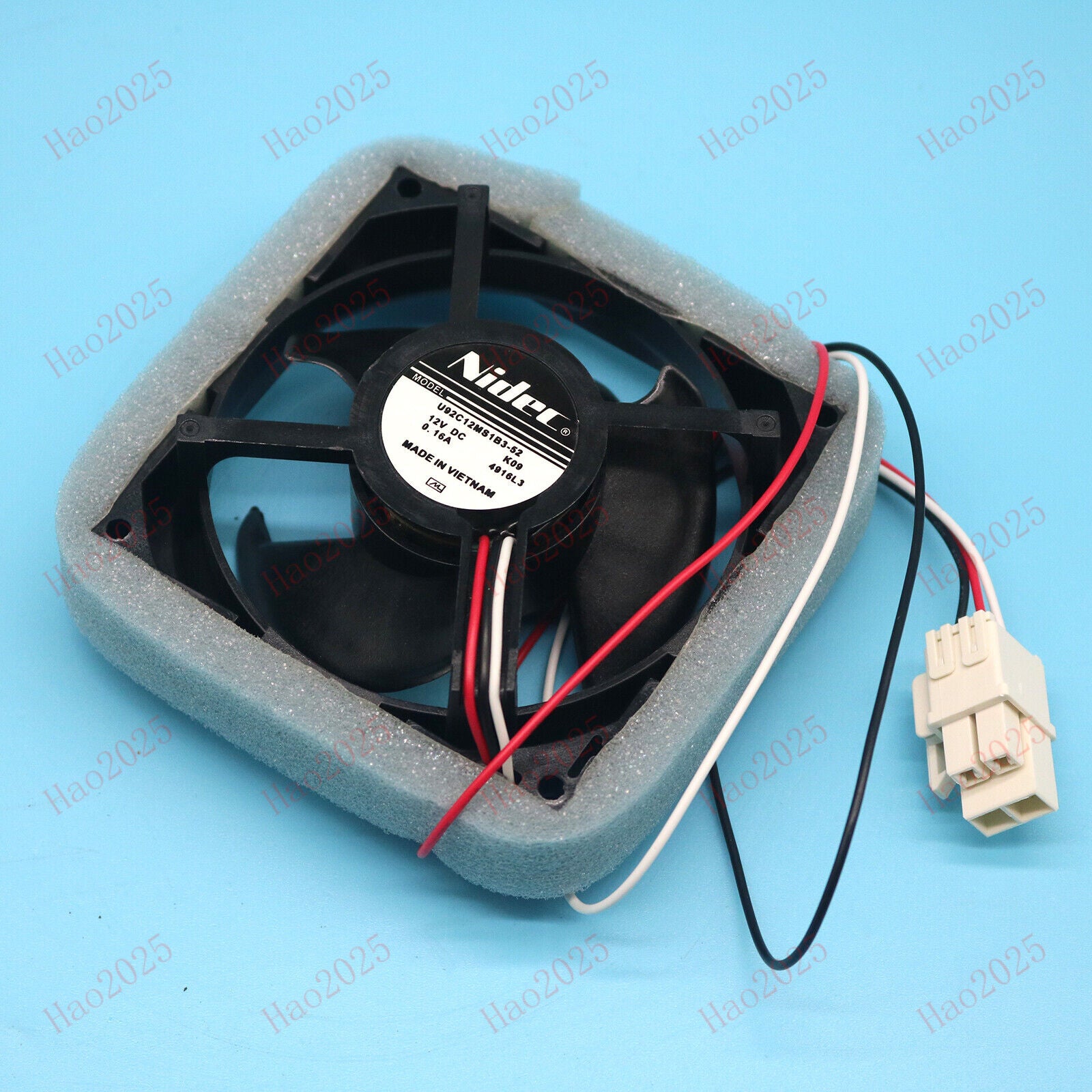 new U92C12MS1B3-52 Nidec 12V 0.16A Fan  For Samsung Refrigerator Fan FAST SHIP