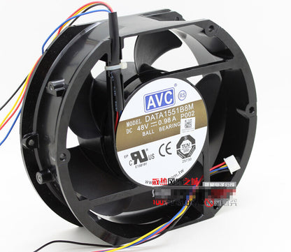 1pcs AVC DATA1551B8M 17050 17CM 48V 0.98A All Metal Cooling Fan 4pin