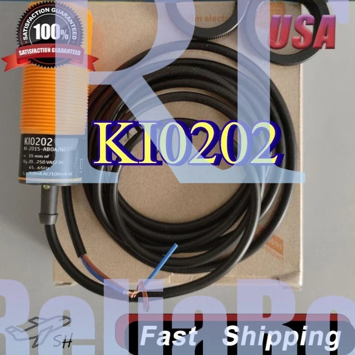 KI0202 IFM Efector Proximity Sensor KI-2015-ABOA/NI 15mm 20-250V AC DC
