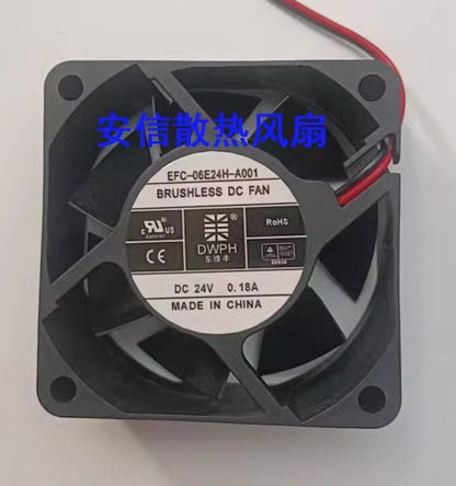 DWPH EFC-06E24H-A001 DC24V 0.18A 2-Wire Inverter Cooling Fan