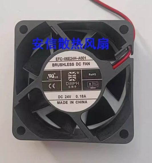 DWPH EFC-06E24H-A001 DC24V 0.18A 2-Wire Inverter Cooling Fan