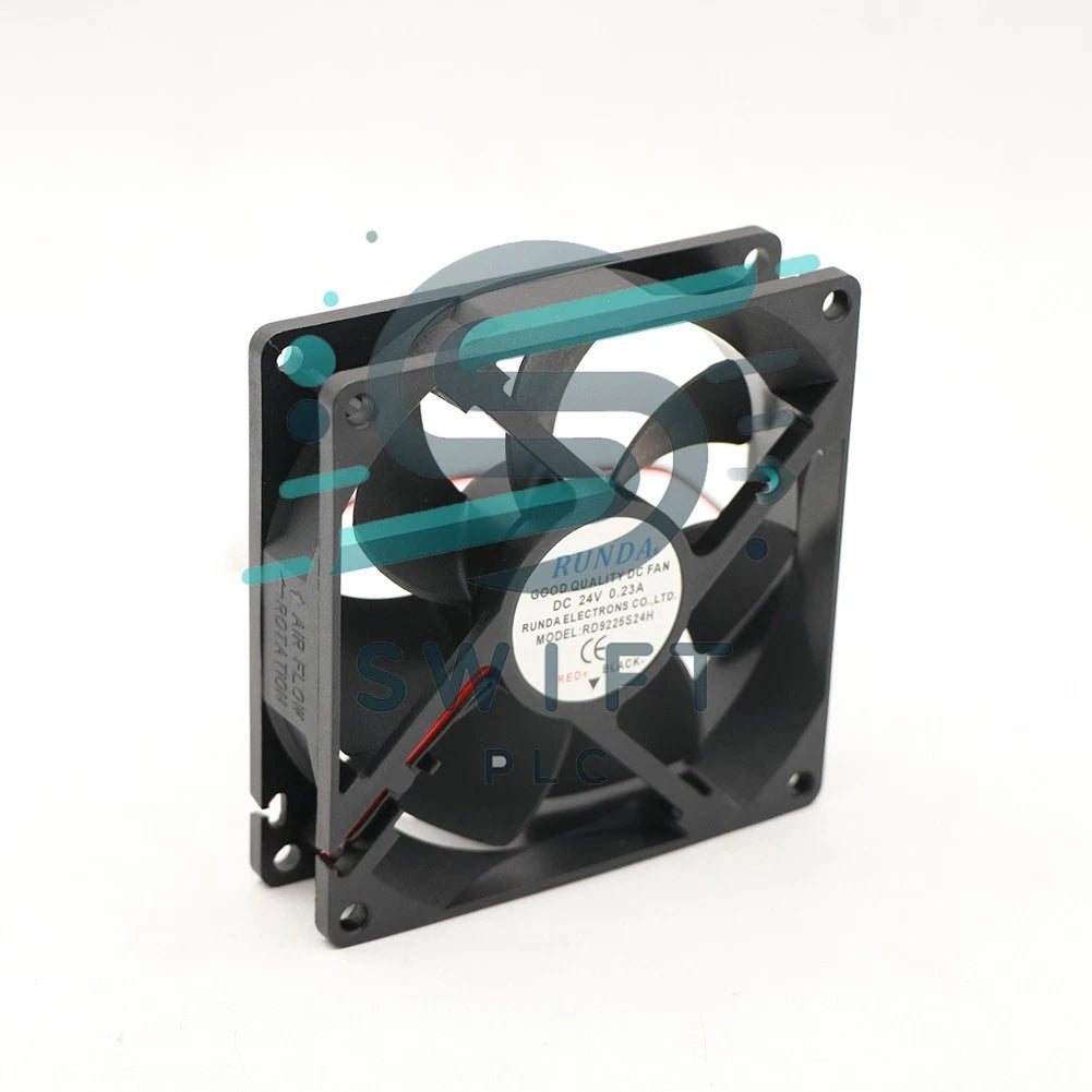 5PCS 9225 9CM 2 Wire Cooling Fan RUNDA RD9225S24H DC24V 0.23A