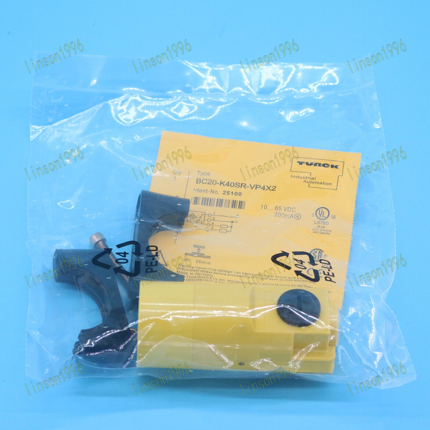 Turck BC20-K40SR-VP4X2 Proximity Sensor Fast Ship - TURCK