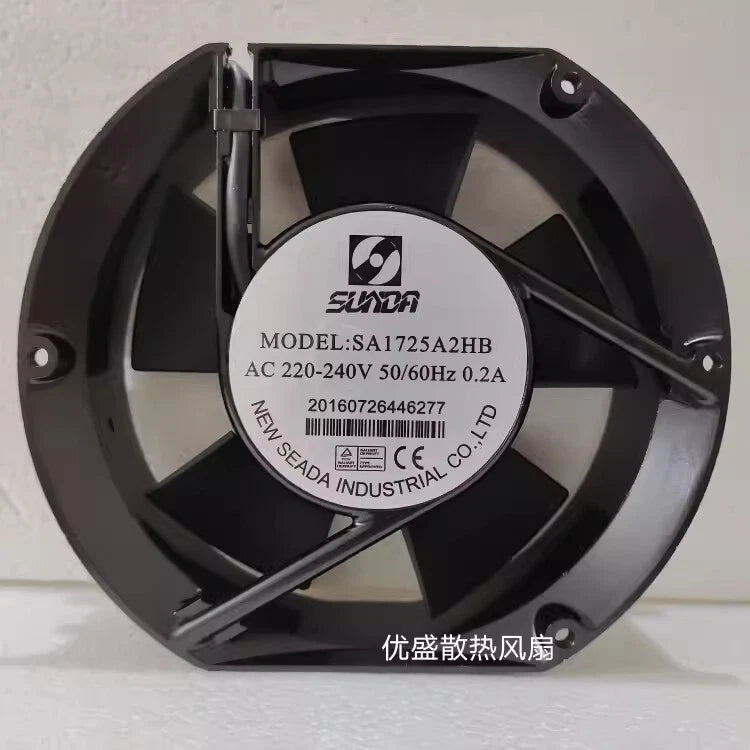 1PCS SA1725A2HB AC220V-240V 50/60Hz 0.2A 17CM Axial Inverter Cooling Fan