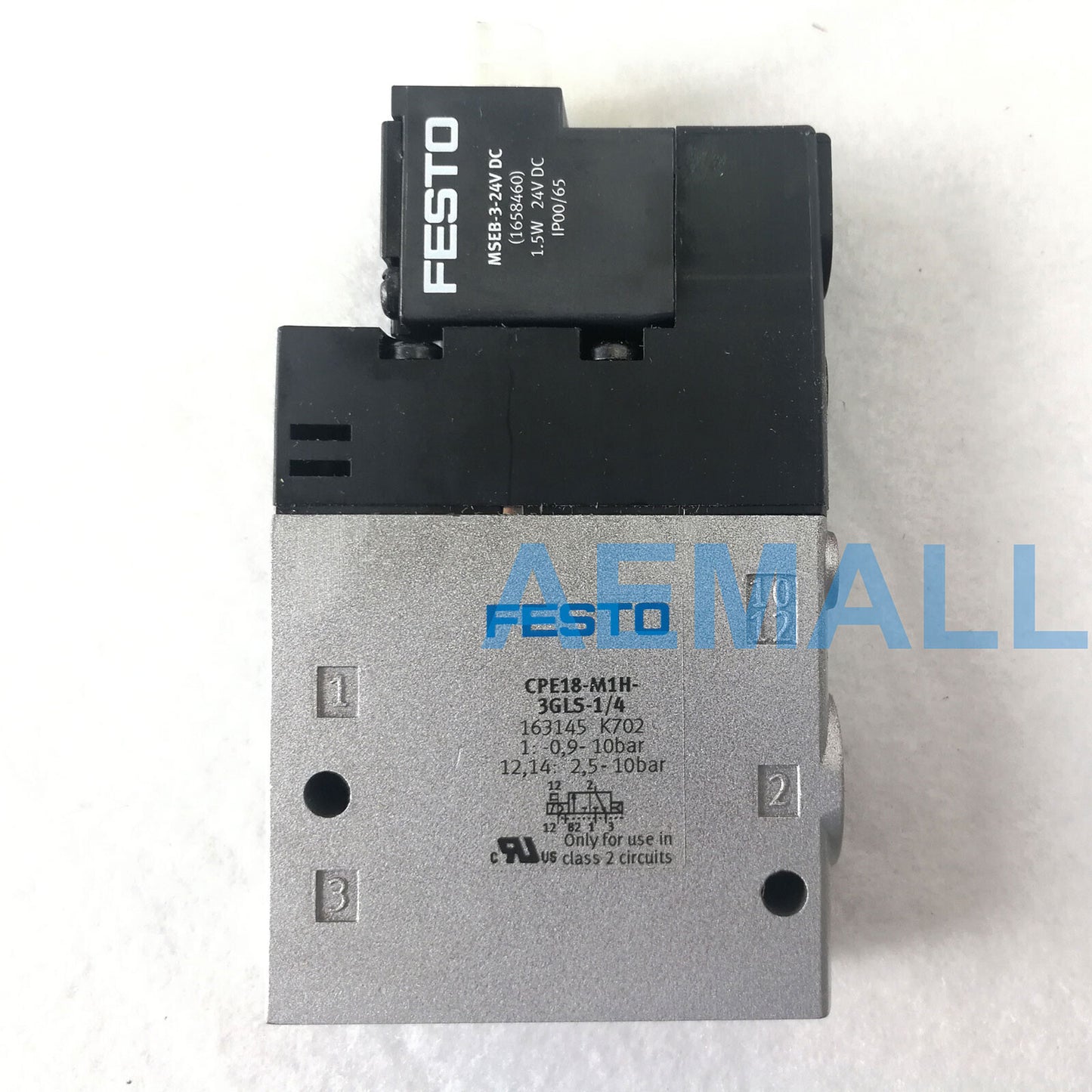 1pc Festo Solenoid Valve CPE18-M1H-3GLS-1/4 163145 Solenoid Valve