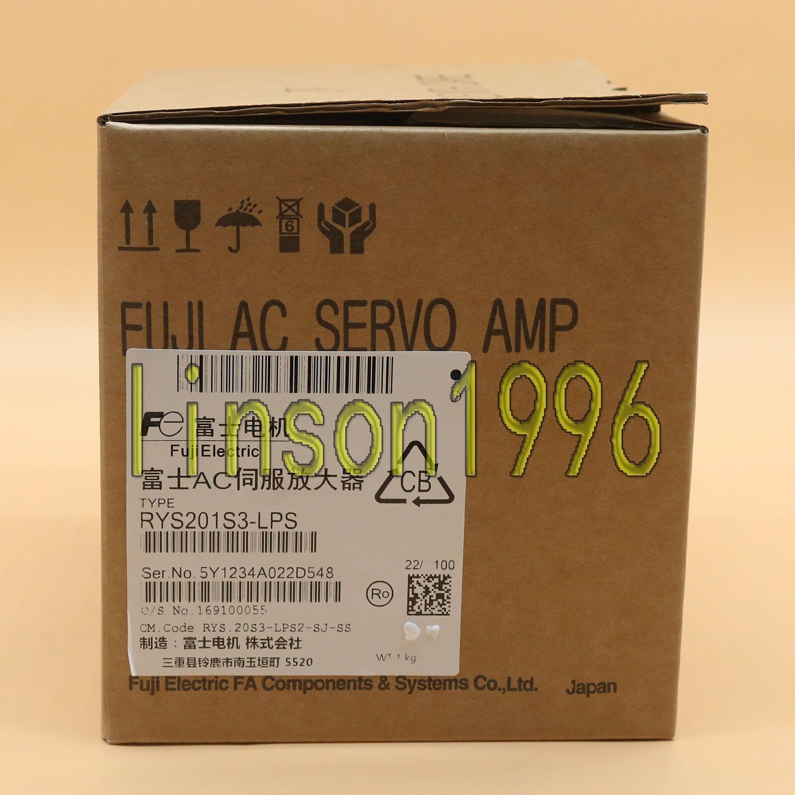 New One For Fuji Servo Drive RYS201S3-LPS In Box - FUJI
