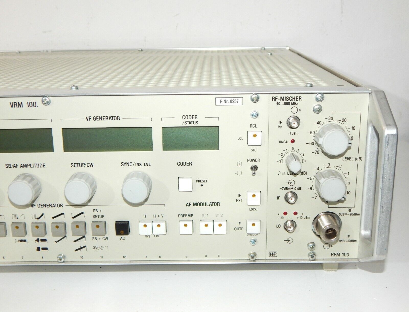 Plish VRM100 VF/RF Measuring Signal Generator - PLISH