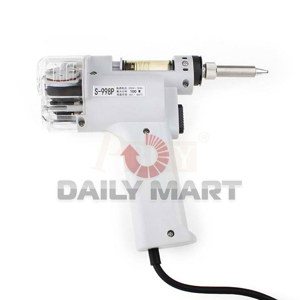 new S-998P Electric De-soldering Gun Vacuum Pump Solder Sucker AC110V 100W