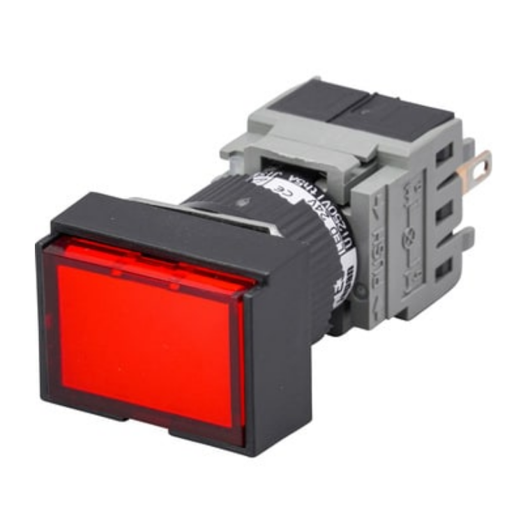 new 1Pc For Fuji Square Push Button Switch AH165-TGLR11E3 - FUJI SQUARE