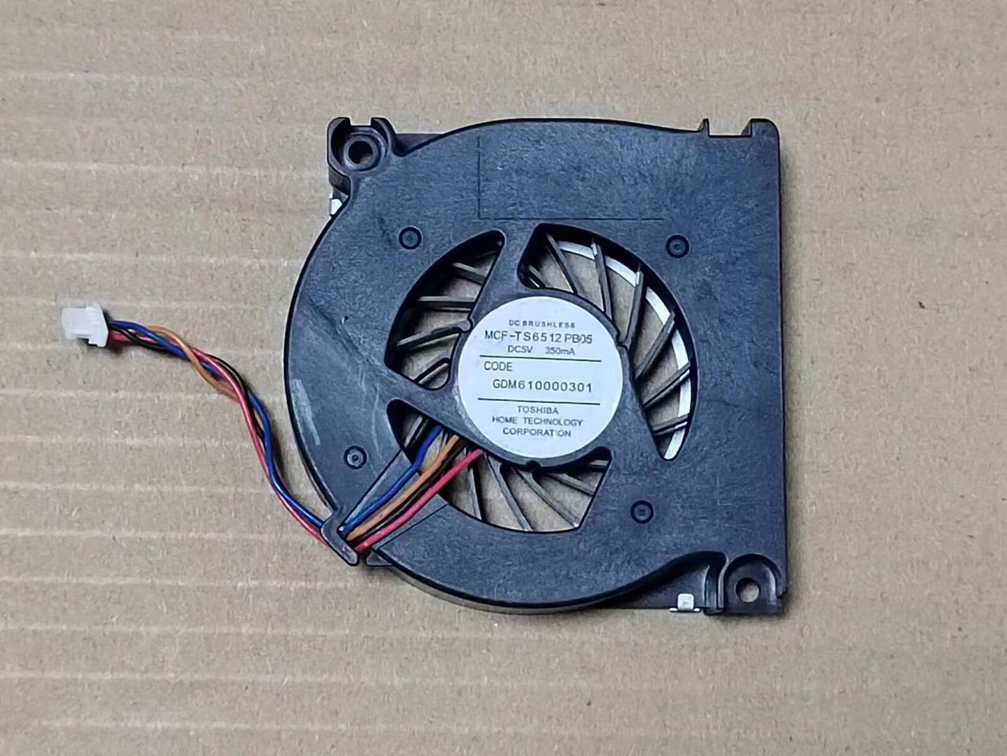 portable Toshiba M400 MCF-TS6512PB05 CPU Fan - TOSHIBA