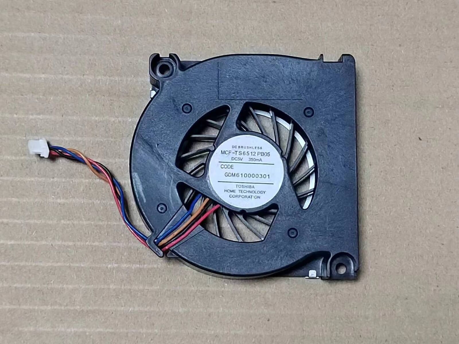 portable Toshiba M400 MCF-TS6512PB05 CPU Fan - TOSHIBA