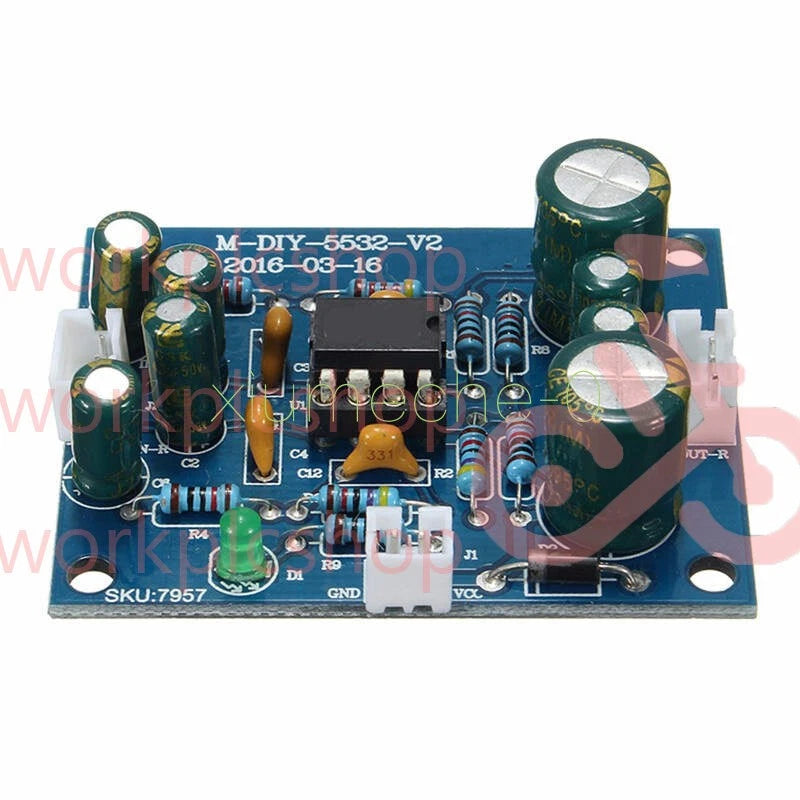 NE5532 OP-AMP HIFI Preamplifier Signal Amplification Board For Bluetooth Pre-amp