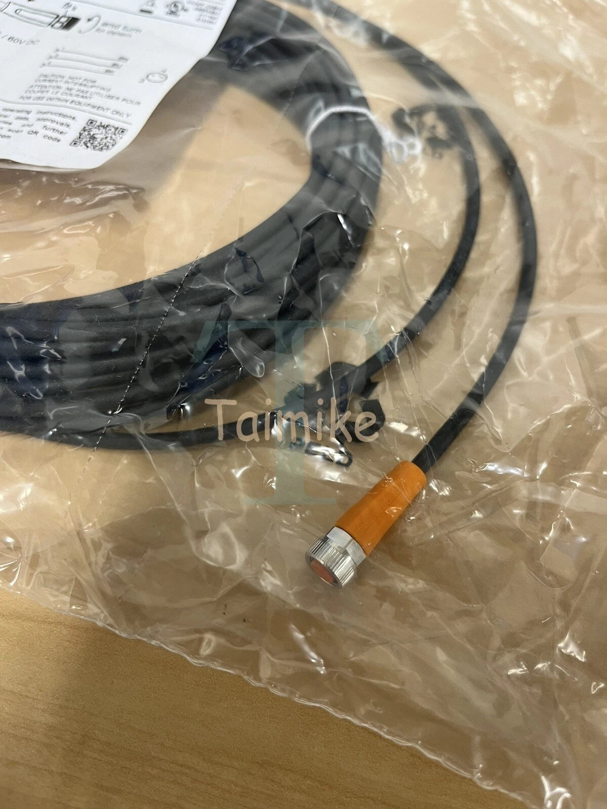 ! IFM EFECTOR EVC143 Sensor Connection 10m Cable - M8/Leads - Factory Sealed!