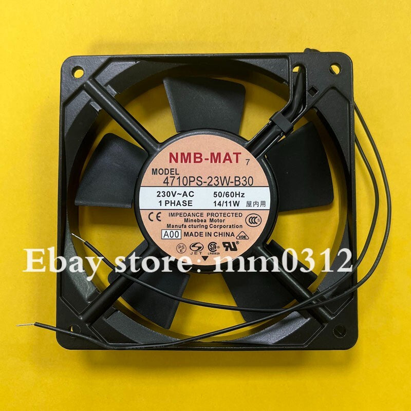 NMB 4710PS-23W-B30 12025 AC230V 14W/11W 12CM Inverter Cooling Fan