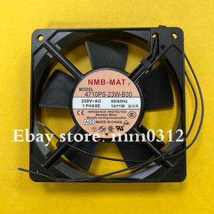NMB 4710PS-23W-B30 12025 AC230V 14W/11W 12CM Inverter Cooling Fan