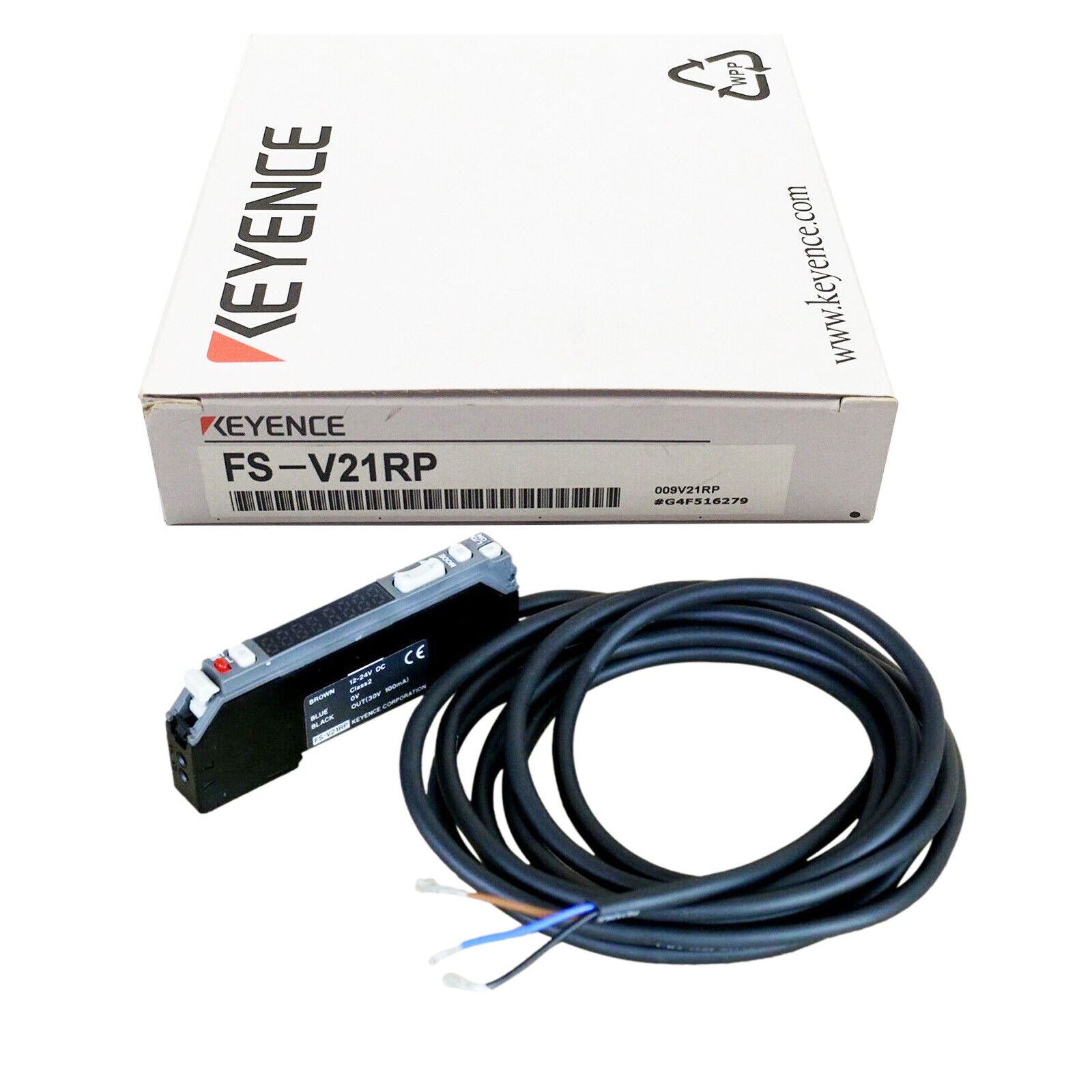 KEYENCE DIGITAL FIBER SENSOR FS-V21RP Fiber Sensor with 21 Channel High-Speed Optical Sensor for Industrial and Commercial Applications - KEYENCE