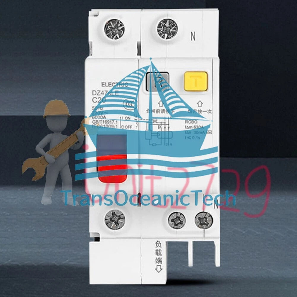 For DELIXI DZ47SLE 1P+N 20A Air Switch Circuit Breaker~