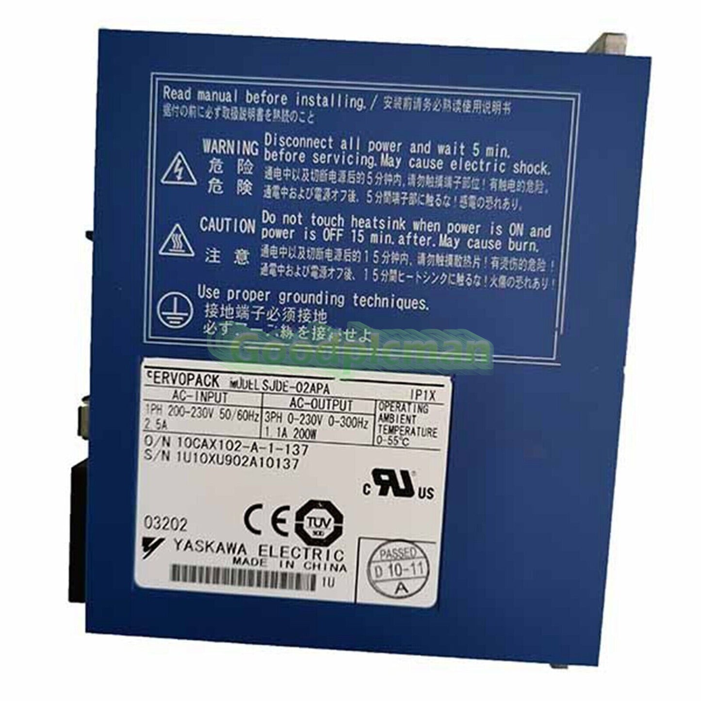 1Pcs YASKAWA SJDE-02APA Servo Driver SJDE02APA