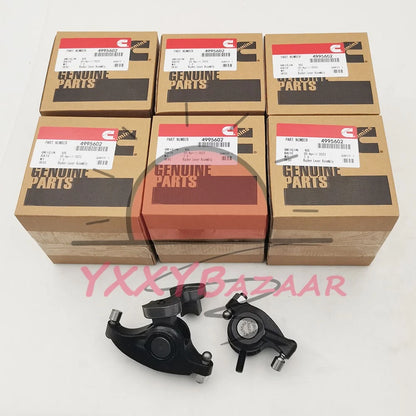 6Pcs Updated Rocker Arm Assembly Fits For 4995602 Cummins 98.5-18 5.9L 6.7L 24v