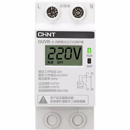 Chint OUVR Series OUVR-3 Self Resetting Undervoltage Protector