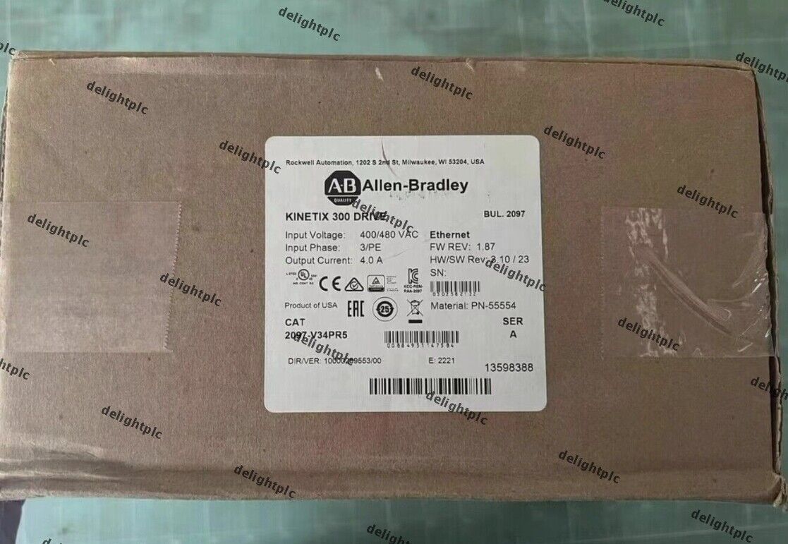 Allen Bradley Kinetix 300 Servo Drive, 2097-V34PR5 - ALLEN BRADLEY