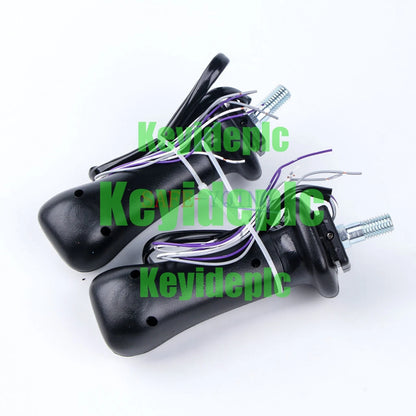1 Pair Handle Fits EXCAVATOR 3 BUTTONS #ke