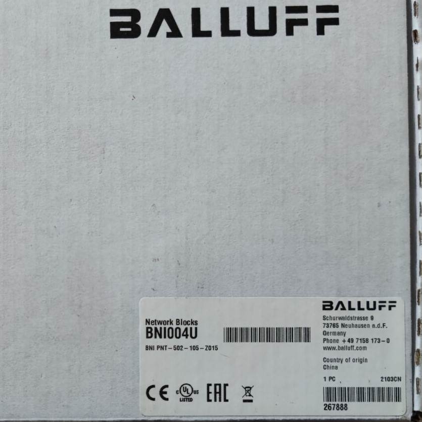 New 1PC BALLUFF BNI004U BNI PNT-502-105-Z015 Network Module Ping - BALLOFF