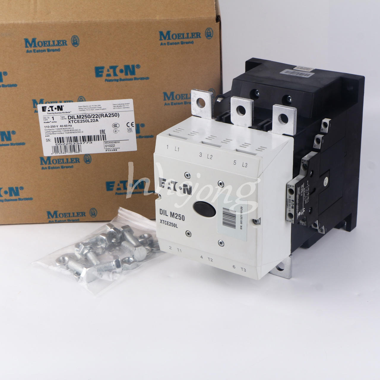 new 1PCS  Eaton DILM250/22(RA250) Eaton