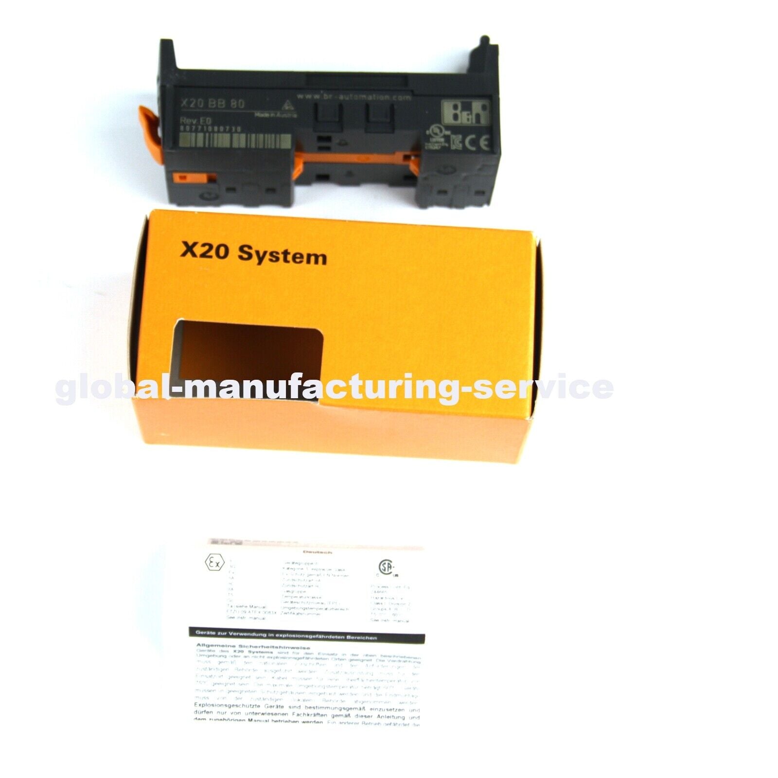 B&R X20BB80 X20 BB 80 Module | High-Performance Component | B&R X20BB80 X20 BB 80 Module - B&R
